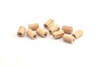 Vintage Wooden Bead, 250 Vintage Wooden Beads Made In Germany, Findings (10x6mm) B38