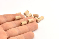 Vintage Wooden Bead, 250 Vintage Wooden Beads Made In Germany, Findings (10x6mm) B38