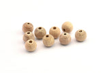 Vintage Wooden Bead, 100 Vintage Wooden Beads Made In Germany, Findings (8mm) B64