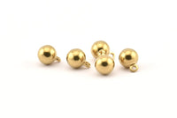 Pirinç Küre Charm, Ham Pirinç Küre Charmlar (8 mm) Bs-1080--N0583