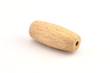 Vintage Wooden Bead, 24 Vintage Wooden Beads Made In Germany, Findings (32x14mm) B54