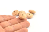 Vintage Wooden Bead, 24 Vintage Wooden Beads Made In Germany, Findings (17x8mm) B61