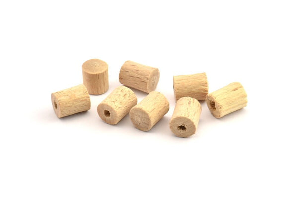 Vintage Wooden Bead, 250 Vintage Wooden Beads Made In Germany, Findings (8x6mm) B45