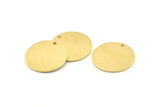 Brass Cabochon Tag, 8 Raw Brass Cabochon Tags With 1 Hole, Stamping Tags (20x1.2mm) D1381