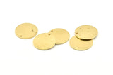 Brass Cabochon Tag, 8 Raw Brass Cabochon Tags With 1 Hole, Stamping Tags (20x1.2mm) D1381