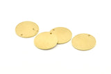 Brass Cabochon Tag, 8 Raw Brass Cabochon Tags With 1 Hole, Stamping Tags (20x1.2mm) D1381