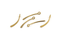Kürek Gözü Pimleri, 1 Döngülü 20 Ham Pirinç Kürek Gözü Pimleri (25x1mm) D1714