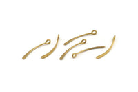 Kürek Gözü Pimleri, 1 Döngülü 20 Ham Pirinç Kürek Gözü Pimleri (25x1mm) D1714