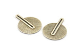 Silver Apple Charm, 2 Textured Antique Silver Plated Brass Apple  Charms, Earrings (32x24x1mm) N1245 H1198