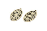 Silver Spider Pendant, 4 Antique Silver Plated Brass Spider Pendants With 1 Loop, Earrings, Findings (29x16x1mm) N1094