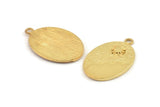 Gold Sun Charm, 2 Gold Plated Brass Sun And Cloud Charms With 1 Loop, Earrings, Pendants (27x18x1.5mm) N1111
