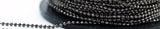 100 Meters 33 Feet 1.5 Mm Gunmetal Brass Faceted Ball Chain - W74 ( Z035 )