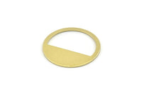 Brass Round Blank, 12 Raw Brass Round Blanks, Stamping Blanks (25x0.80mm) M416