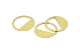 Brass Round Blank, 12 Raw Brass Round Blanks, Stamping Blanks (25x0.80mm) M416