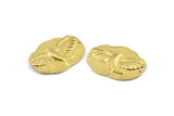 Brass Bird Charm, Raw Brass Bird Charms With 1 Hole, Pendants (30x22mm) N1096