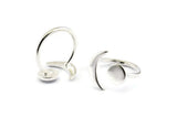 Universe Cosmos Ring, 925 Silver Moon And Planet Rings - Round Cabochon Size: 8mm N0084