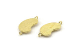 Brass Connector, 4 Raw Brass, Connectors, Charm Connectors (19x14x1.5mm) N1397