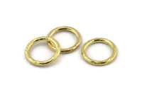 Brass Ring, Hammered Raw Brass Rings, Connectors (23x3mm) N1501
