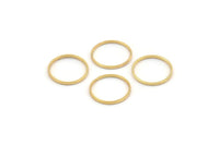 12mm Gold Ring, 24 Gold Plated Brass Rings, Connectors (12mm) A0625 Q0842