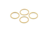 12mm Gold Ring, 24 Gold Plated Brass Rings, Connectors (12mm) A0625 Q0842