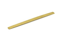 Brass Bracelet Blank, 2 Raw Brass Bracelet Stamping Blank Bangles With 2 Holes (10x160x0.80mm) A1911