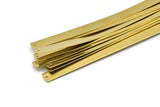 Brass Bracelet Blank, 2 Raw Brass Bracelet Stamping Blank Bangles With 2 Holes (10x160x0.80mm) A1911