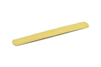 Brass Bracelet Blank, 2 Textured Raw Brass Bracelet Stamping Blank Bangles (20x160x0.80mm) A1947
