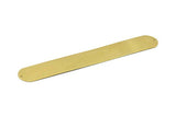 Brass Bracelet Blank, Raw Brass Bracelet Stamping Blank Bangles With 2 Holes (25x160x0.80mm) A1950
