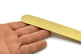 Brass Bracelet Blank, Raw Brass Bracelet Stamping Blank Bangles With 2 Holes (25x160x0.80mm) A1950