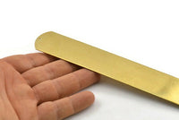 Brass Bracelet Blank, Raw Brass Bracelet Stamping Blank Bangles With 2 Holes (30x160x0.80mm) A1954