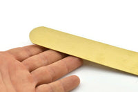 Brass Bracelet Blank, Textured Raw Brass Bracelet Stamping Blank Bangles (35x160x0.80mm) A1958