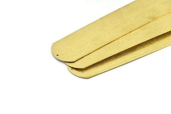 Brass Bracelet Blank, Textured Raw Brass Bracelet Stamping Blank Bangles With 2 Holes (35x160x0.80mm) A1957