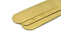 Brass Bracelet Blank, Raw Brass Bracelet Stamping Blank Bangles With 2 Holes (40x160x0.80mm) A1963