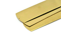Brass Bracelet Blank, Raw Brass Bracelet Stamping Blank Bangles With 2 Holes (45x160x0.80mm) A1965