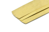 Brass Bracelet Blank, Textured Raw Brass Bracelet Stamping Blank Bangles With 2 Holes (45x160x0.80mm) A1967