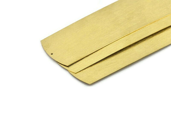 Brass Bracelet Blank, Textured Raw Brass Bracelet Stamping Blank Bangles With 2 Holes (45x160x0.80mm) A1967