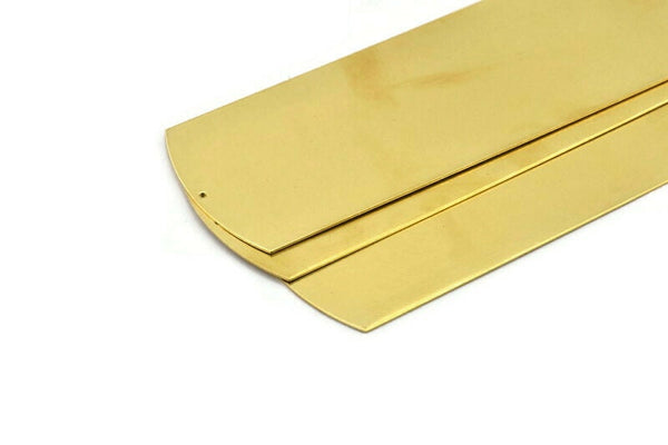 Brass Bracelet Blank, Raw Brass Bracelet Stamping Blank Bangles With 2 Holes (50x160x0.80mm) A1969