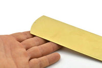 Brass Bracelet Blank, Raw Brass Bracelet Stamping Blank Bangles With 2 Holes (50x160x0.80mm) A1969