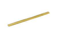 Brass Bracelet Blank, 2 Raw Brass Bracelet Stamping Blank Bangles (10x160x0.80mm) A1910