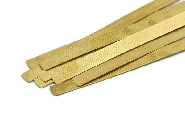 Brass Bracelet Blank, 2 Textured Raw Brass Bracelet Stamping Blank Bangles (10x160x0.80mm) A1784