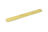 Brass Bracelet Blank, 2 Raw Brass Bracelet Stamping Blank Bangles (20x160x0.80mm) A1945
