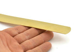 Brass Bracelet Blank, 2 Raw Brass Bracelet Stamping Blank Bangles (20x160x0.80mm) A1945