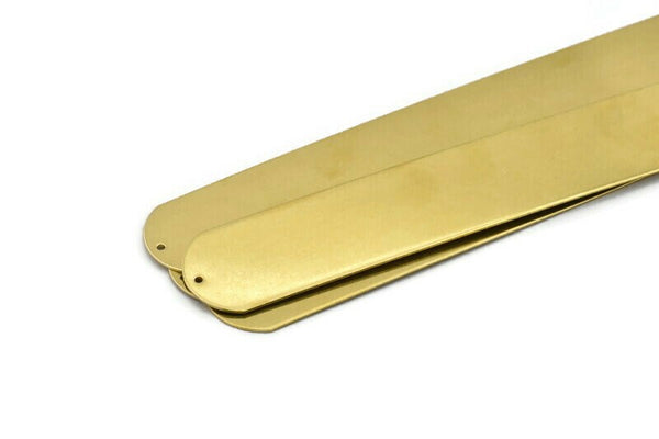 Brass Bracelet Blank, Raw Brass Bracelet Stamping Blank Bangles With 2 Holes (25x160x0.80mm) A1950