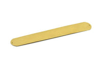 Brass Bracelet Blank, Textured Raw Brass Bracelet Stamping Blank Bangles With 2 Holes (25x160x0.80mm) A1952