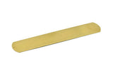 Brass Bracelet Blank, Raw Brass Bracelet Stamping Blank Bangles With 2 Holes (30x160x0.80mm) A1954