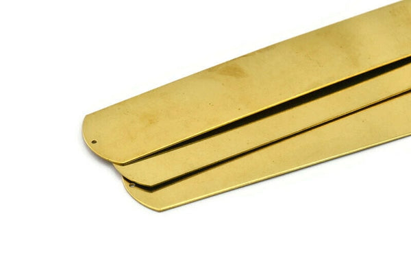 Brass Bracelet Blank, Raw Brass Bracelet Stamping Blank Bangles With 2 Holes (30x160x0.80mm) A1954