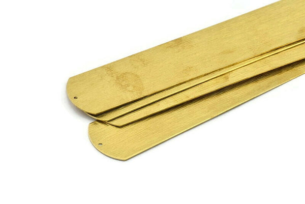 Brass Bracelet Blank, Textured Raw Brass Bracelet Stamping Blank Bangles With 2 Holes (30x160x0.80mm) A1956