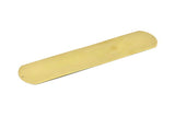 Brass Bracelet Blank, Raw Brass Bracelet Stamping Blank Bangles With 2 Holes (35x160x0.80mm) A1959