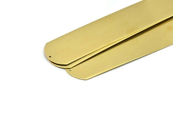 Brass Bracelet Blank, Raw Brass Bracelet Stamping Blank Bangles With 2 Holes (35x160x0.80mm) A1959