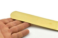 Brass Bracelet Blank, Raw Brass Bracelet Stamping Blank Bangles With 2 Holes (35x160x0.80mm) A1959